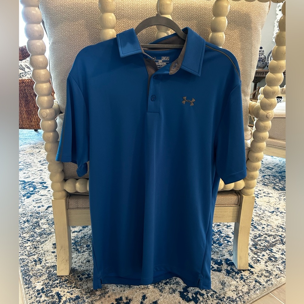Under Armour Men's Bold Blue Polo Shirt